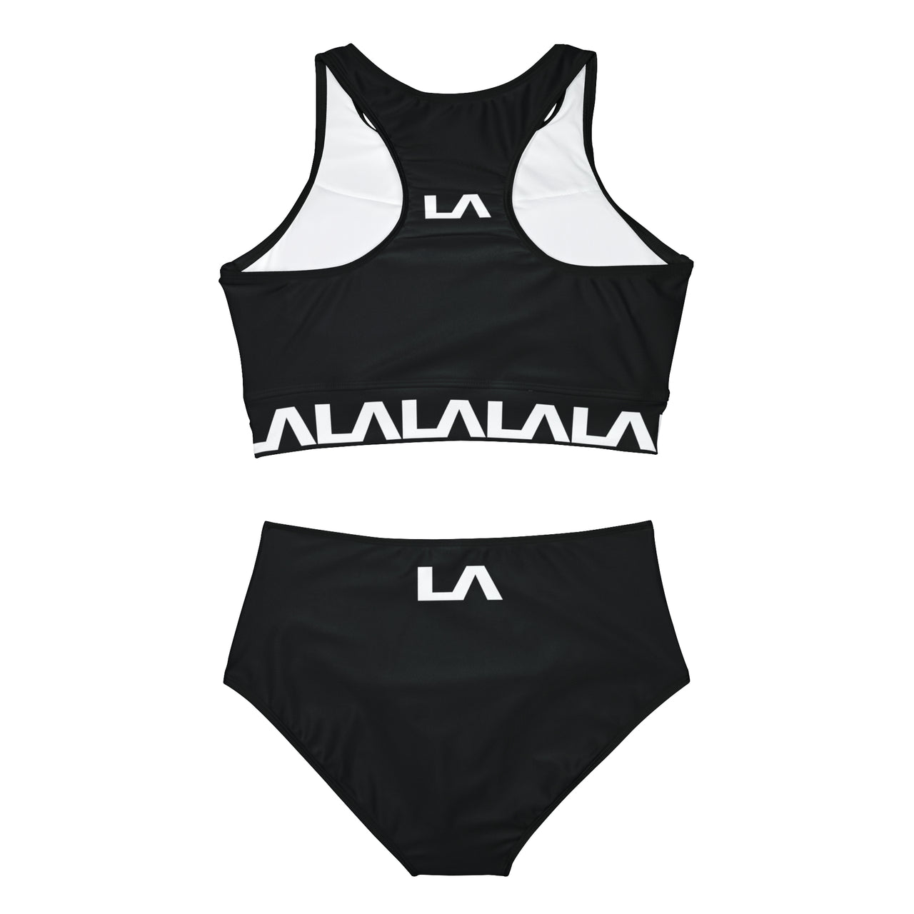 LA MUSCLE Official Sporty Bikini Set (AOP)