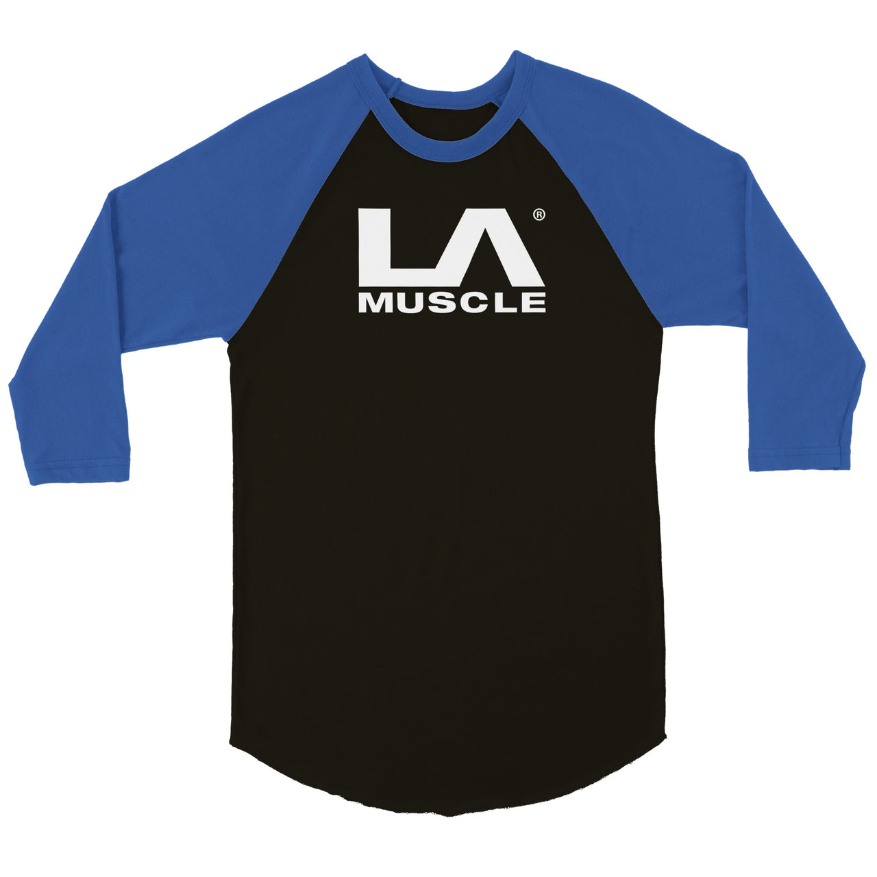 LA MUSCLE® Official Unisex 3/4 sleeve Raglan T-shirt