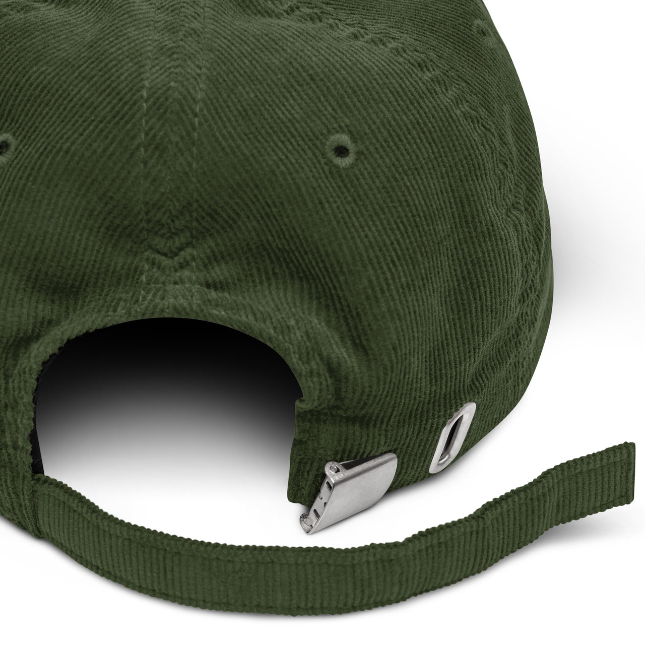 LA Muscle Limited Corduroy hat in Olive Green