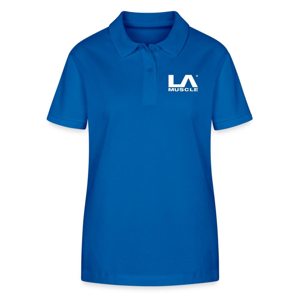 LA Muscle Women’s Organic Polo Shirt ELLISER - royal blue